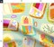 Whimsical Mermaid Tail Fish Tinned Novelty Colorful Quirky Mermaids Under The Sea Ocean Sardines Pink Green Red Orange Sun Yellow Sunshine Custom Printed Fabric by Spoonflower Various Fabrics by the Yard or Fat Quarter